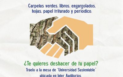 ¡¡ NO TIRES TU PAPEL, TRAELO A INTER AUDITORIOS DEL 17 AL 21