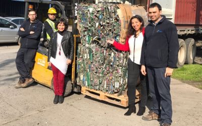 Chilenter busca rescatar minerales valiosos de 10 toneladas de placas madres a través de exportación