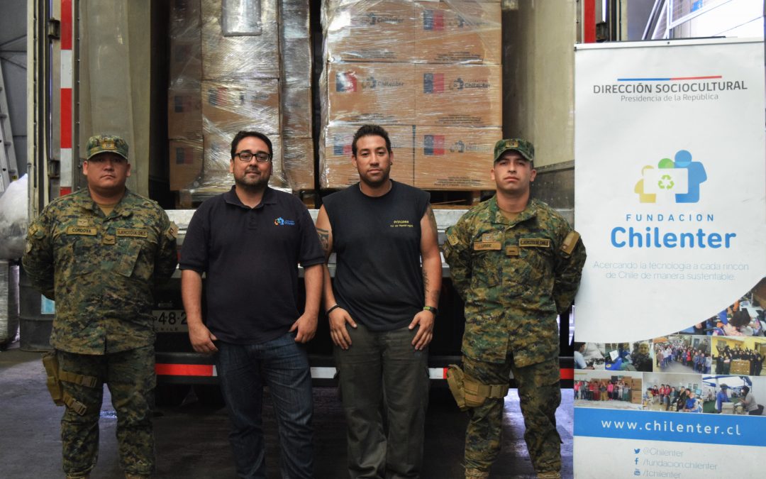 Aviación del Ejército trasladará 148 computadores Chilenter a la región de Aysén
