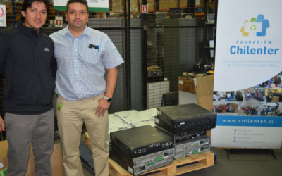 Inacap realiza primera entrega de residuos electrónicos