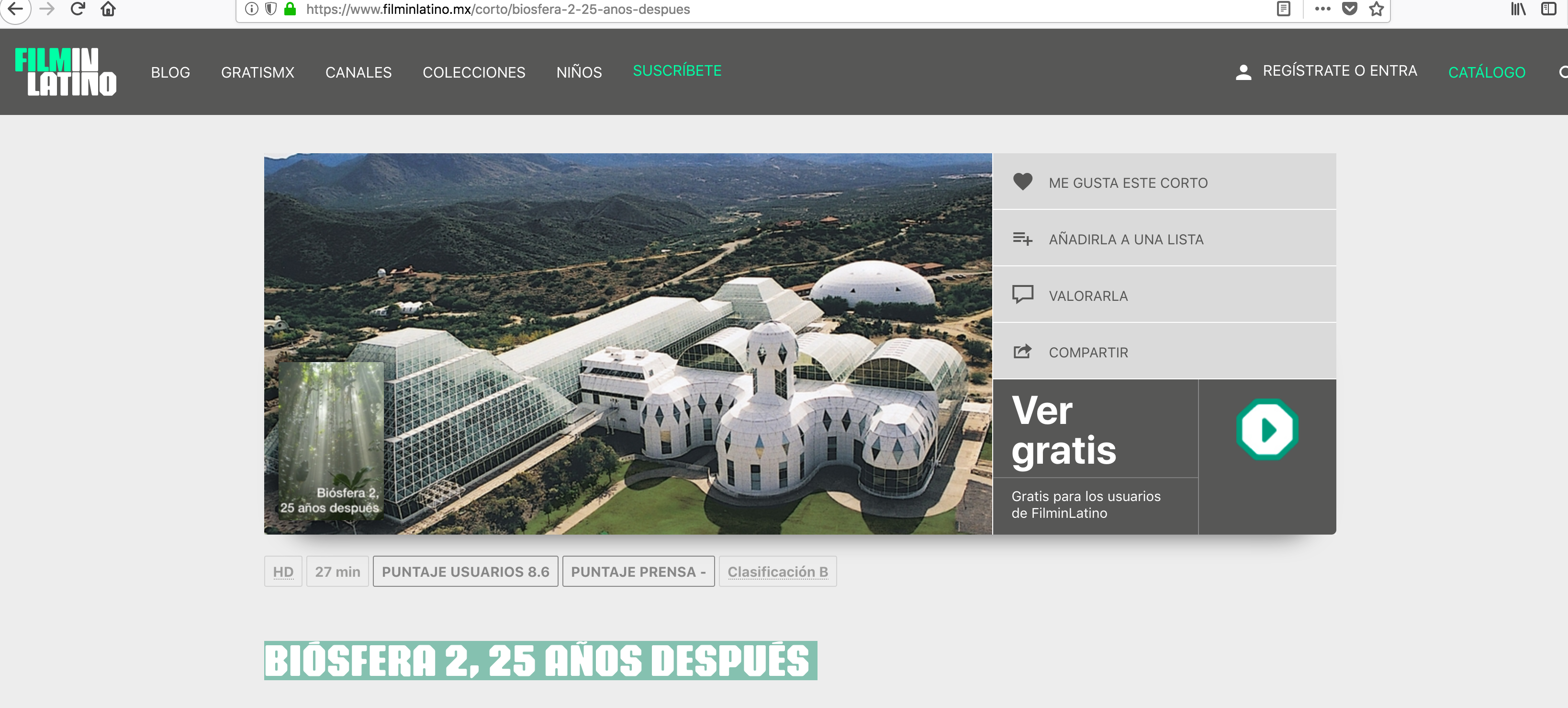 Biósfera 2, 25 años después