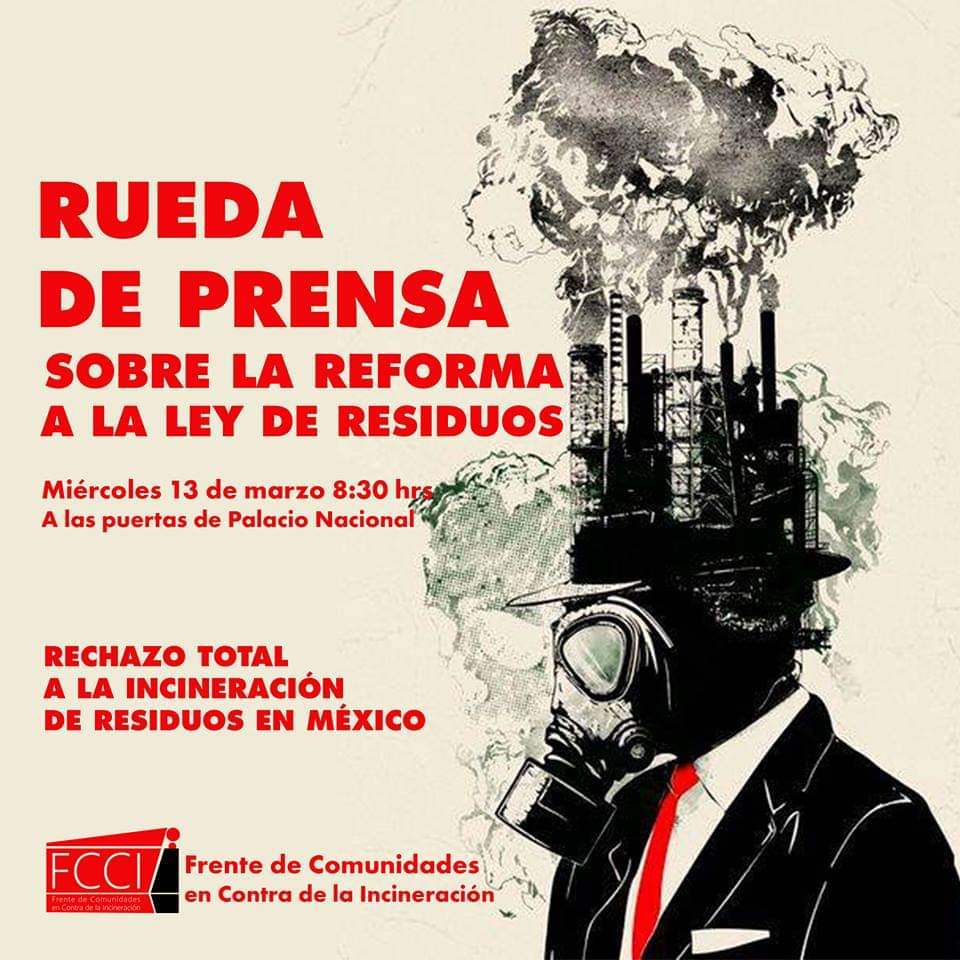 Rueda de Prensa sobre la Reforma a la Ley de Residuos