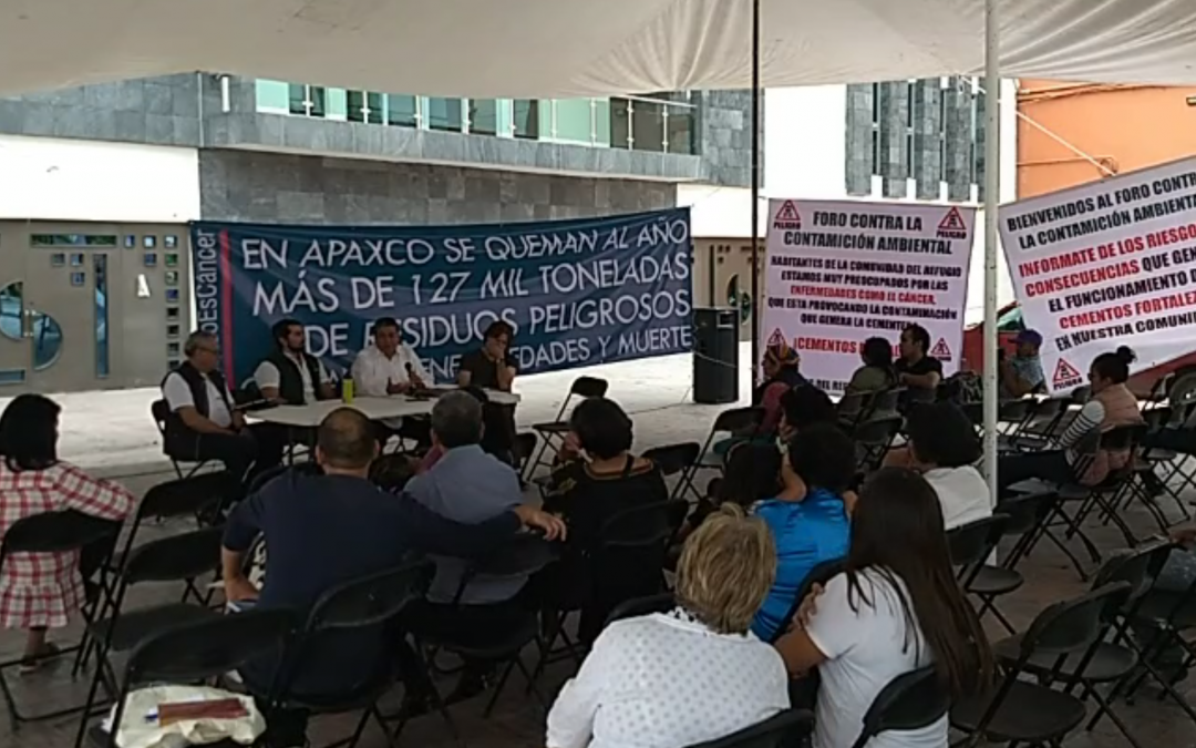 A 10 años del accidente tóxico de Ecoltec. Foro público «La muerte tiene permiso: Apaxco, una década de corrupción e impunidad»