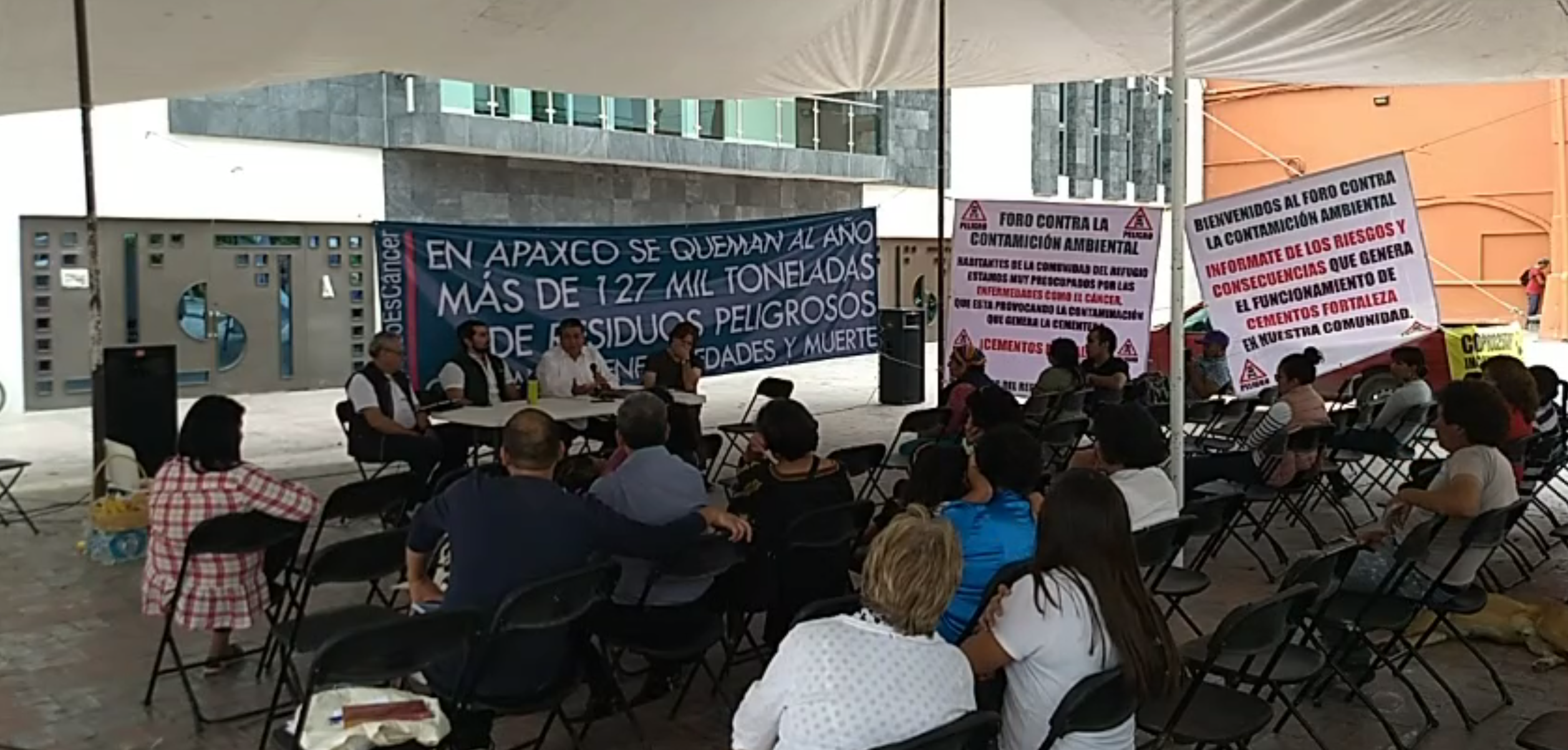 Foro público “La muerte tiene permiso: Apaxco, una década de corrupción e impunidad”