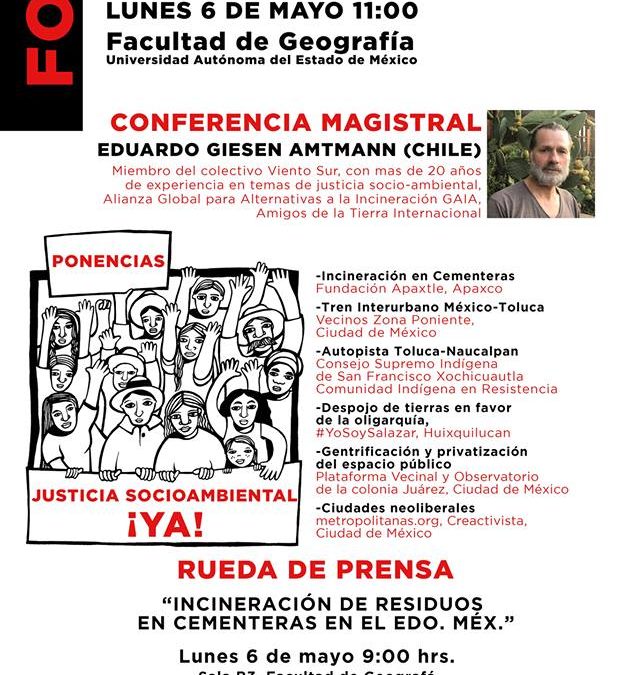 #Transmisión Foro: Megaproyectos y Resistencias Sociales UAEMex, Edo. Mexico