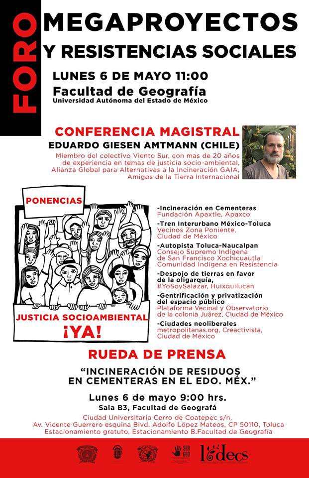 #Transmisión Foro: Megaproyectos y Resistencias Sociales UAEMex, Edo. Mexico