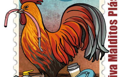Esta es la historia del #Gallo de la Colectiva Malditos Plásticos.