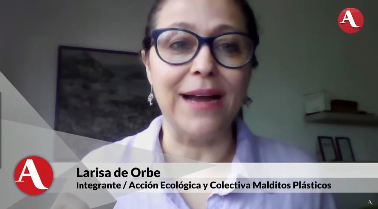 Carmen Aristegui – Contaminación por plásticos El Tribunal retoma los estándares internacionales del Relator Especial sobre Sustancias Tóxicas y Derechos Humanos de la ONU destacando que los plásticos son sustancias tóxicas.